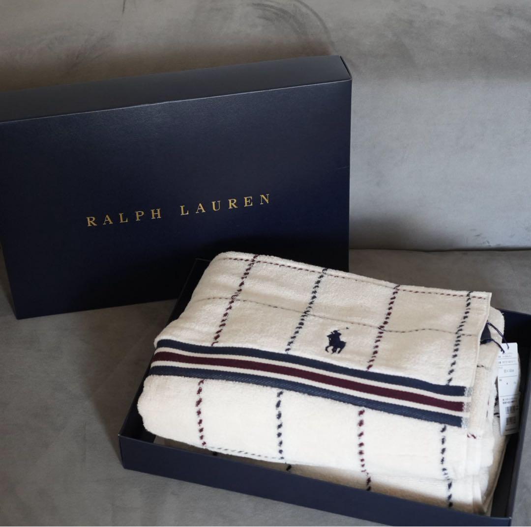 最終決算 新品未使用】Ralph Lauren ラルフローレン 95×140 バスタオル タオル