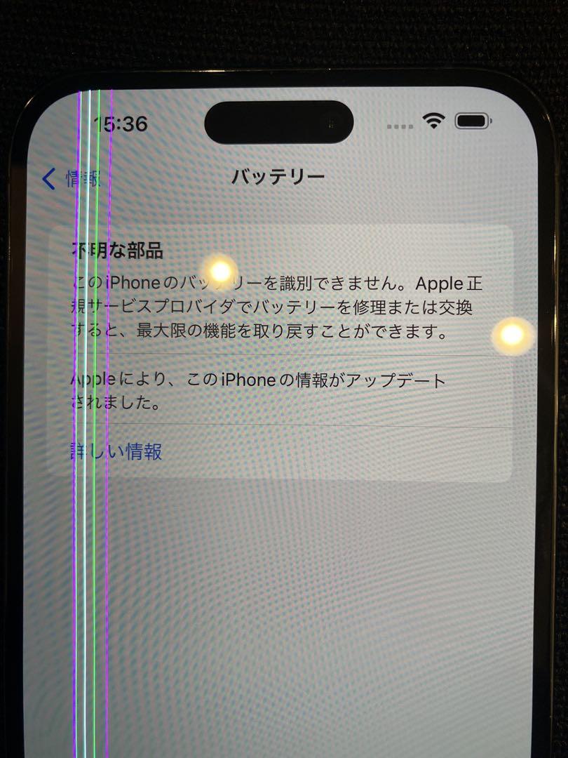 ジャンク扱い