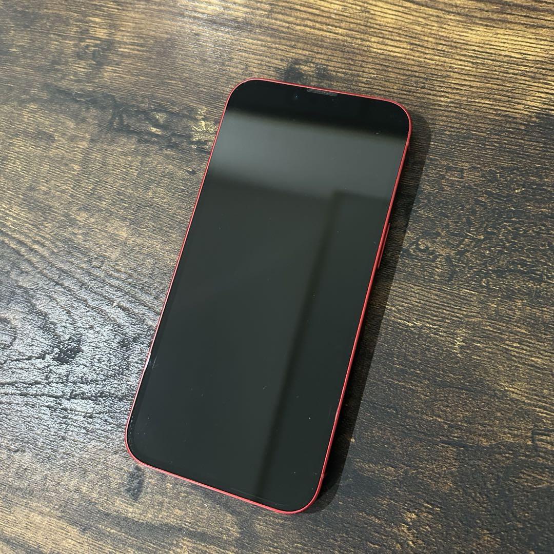 【美品】iPhone13 256GB REDバッテリー85% 本体のみ