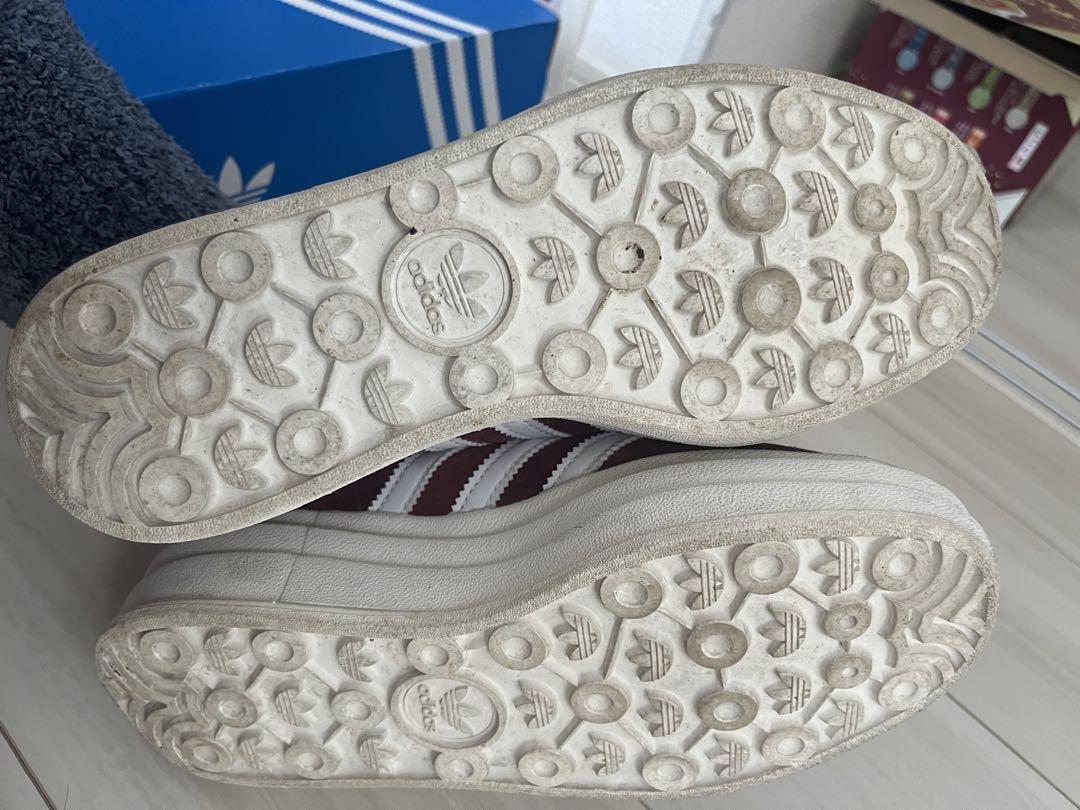 adidas Gazelle バーガンディ スニーカー