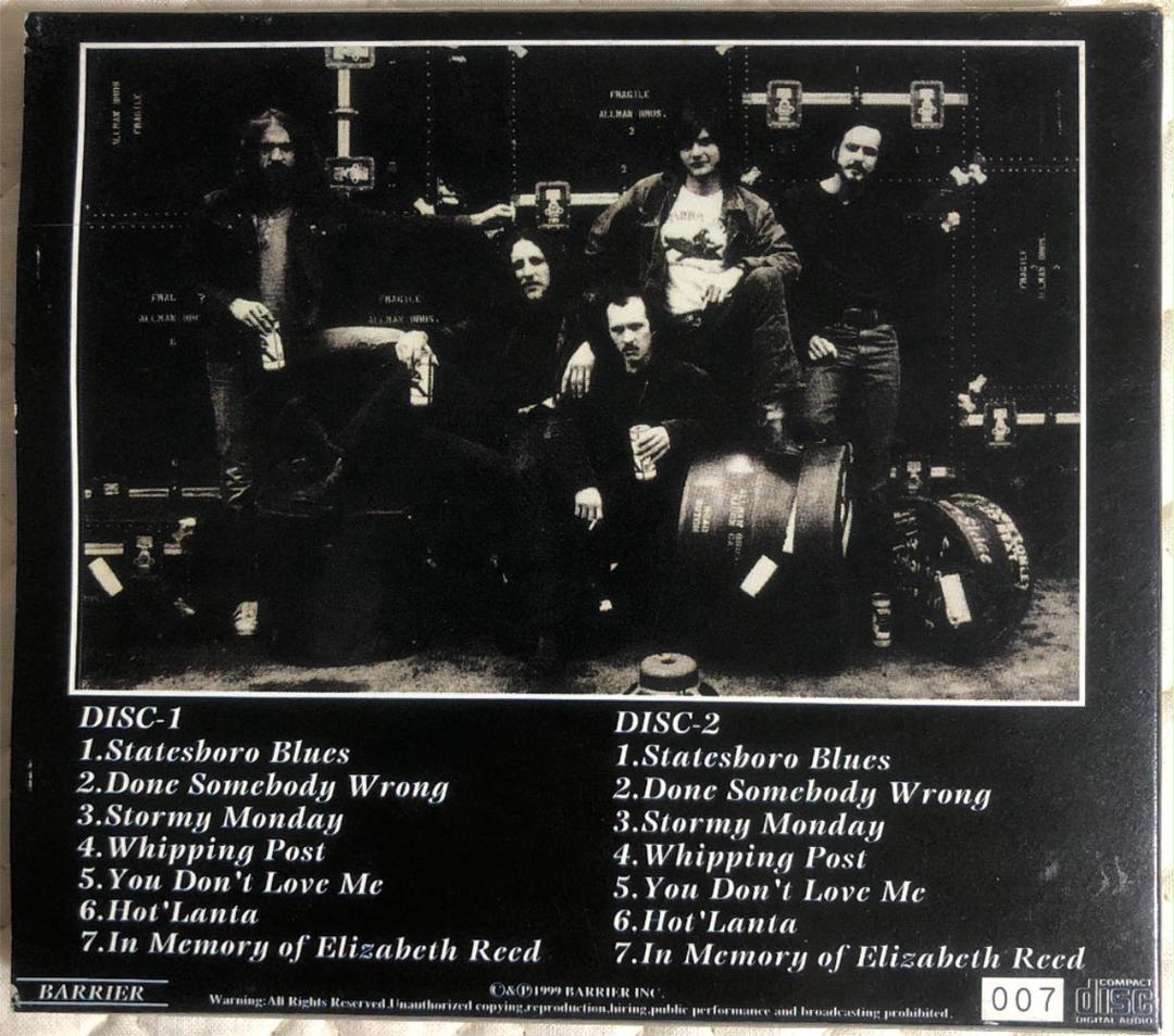 4-Channel Mix！Allman Brothers Band/オールマン