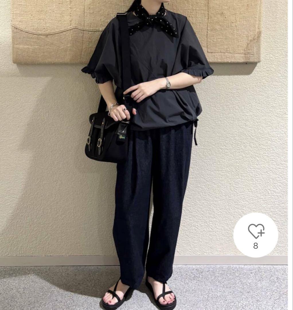 かぐれ 新品 今季 デニムクロップドパンツ ジーンズ 2025