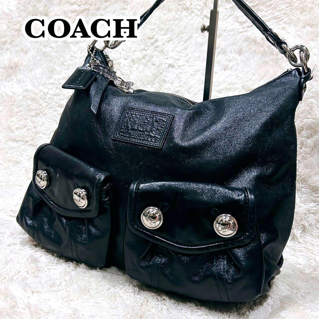 00s coach y2k archive poppy gun Metallic