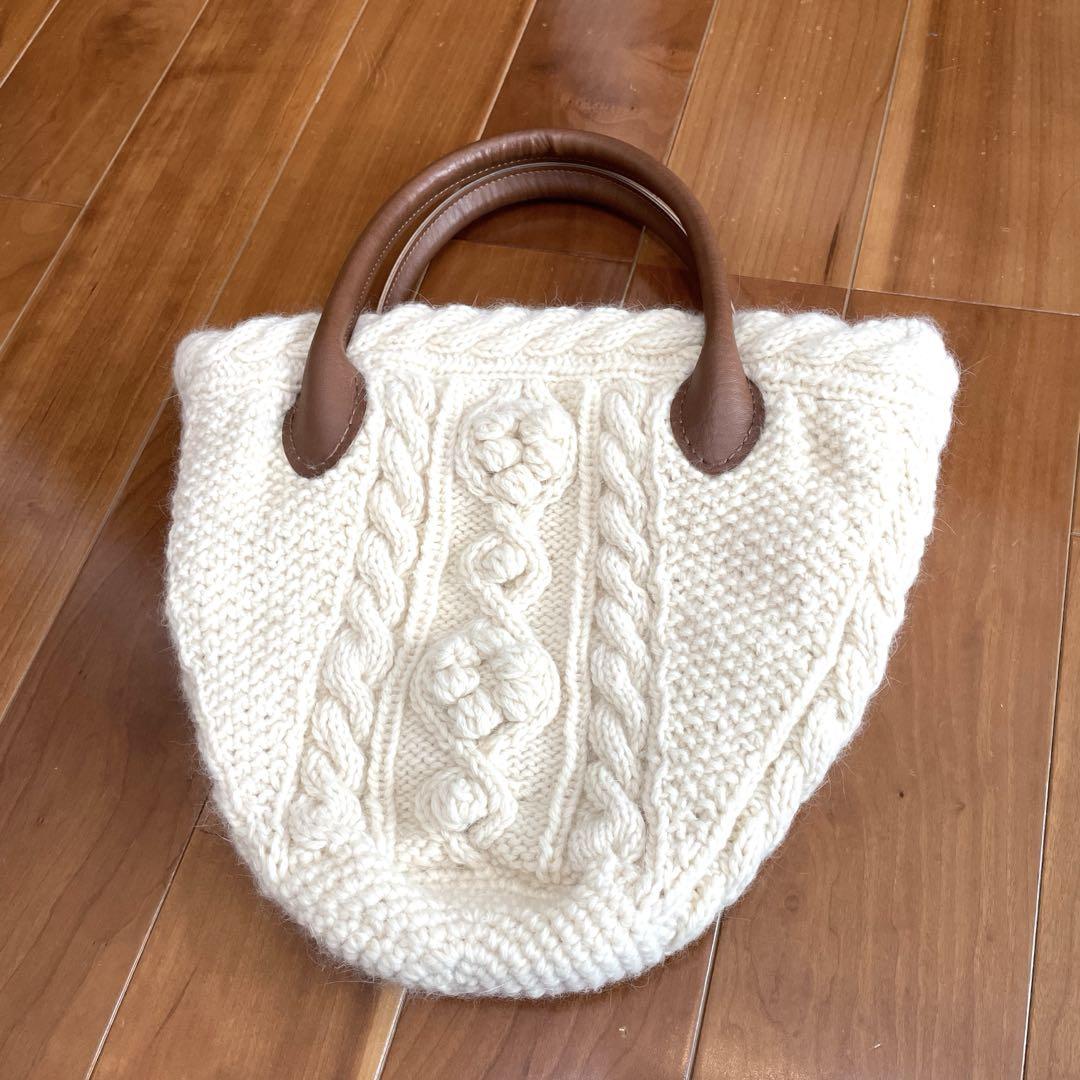 ハンドメイド　ニット　バッグ　編み物 3,610円