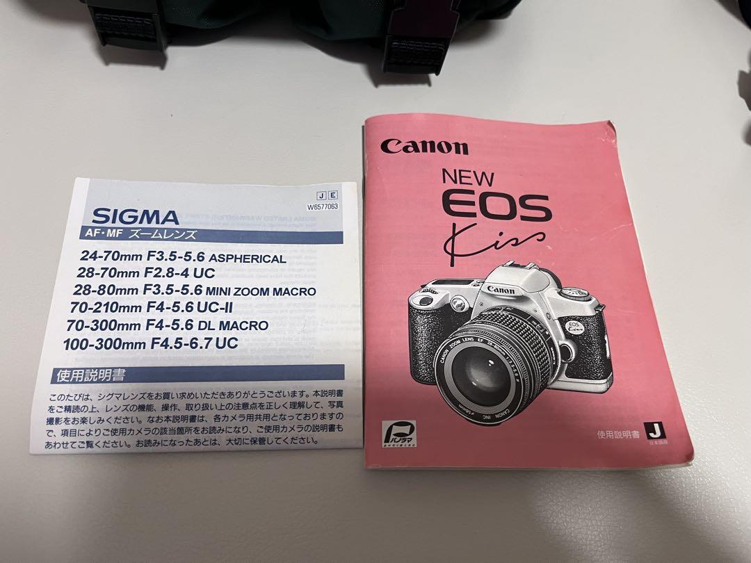 Canon EOS kiss 一眼レフカメラセット Sigmaレンズ2本付 - メルカリ
