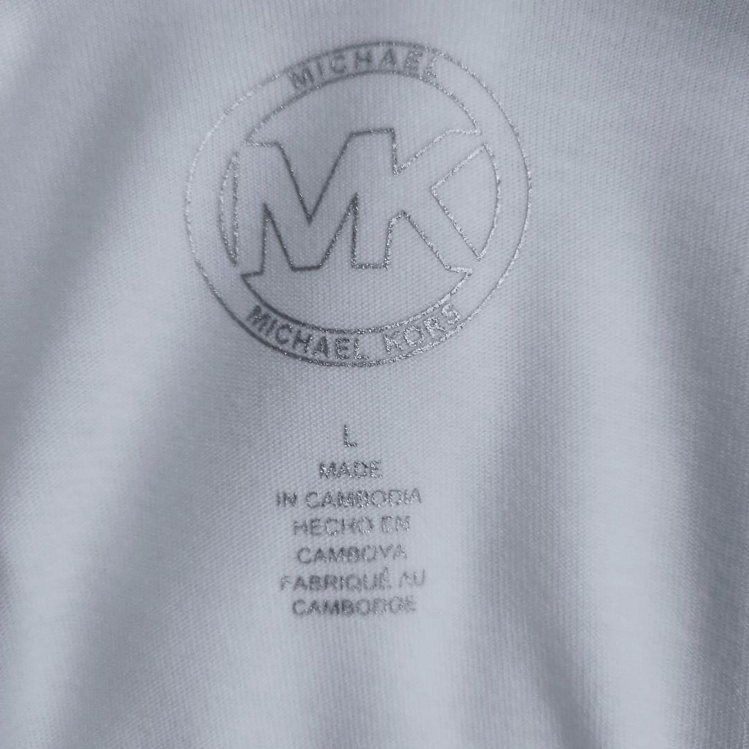 a806】MICHEAL KORS 未使用 ロング ワンピース 薄手 L ロゴ