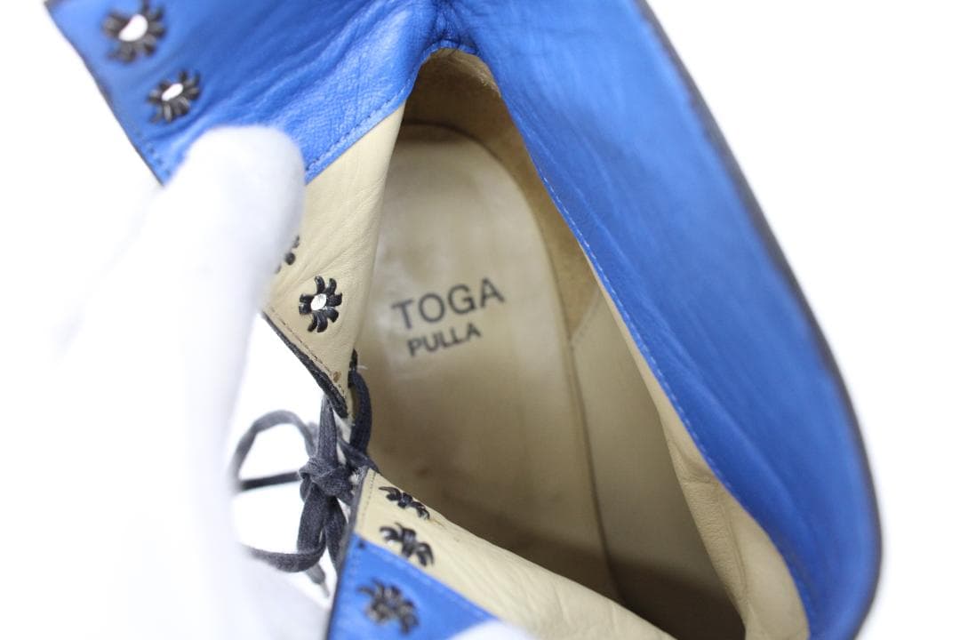 TOGA PULLA ハラコレザー アンクルブーツ 78-EY2511-58 TOGA PULLA ハラコレザー アンクルブーツ 78-EY2511-58