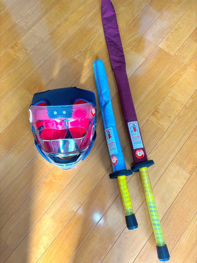 スポーツチャンバラ 3点セット(面・長剣・短剣)