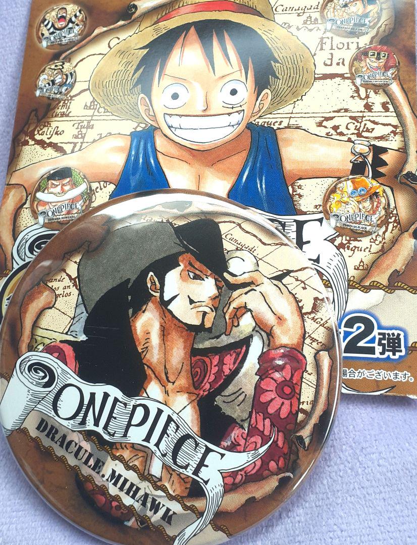 ワンピースONE PIECEコレクション缶バッジ ミホーク1点