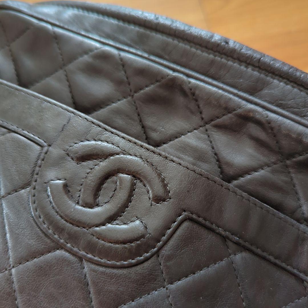 シャネル CHANEL 訳あり ブラック ショルダーバッグ