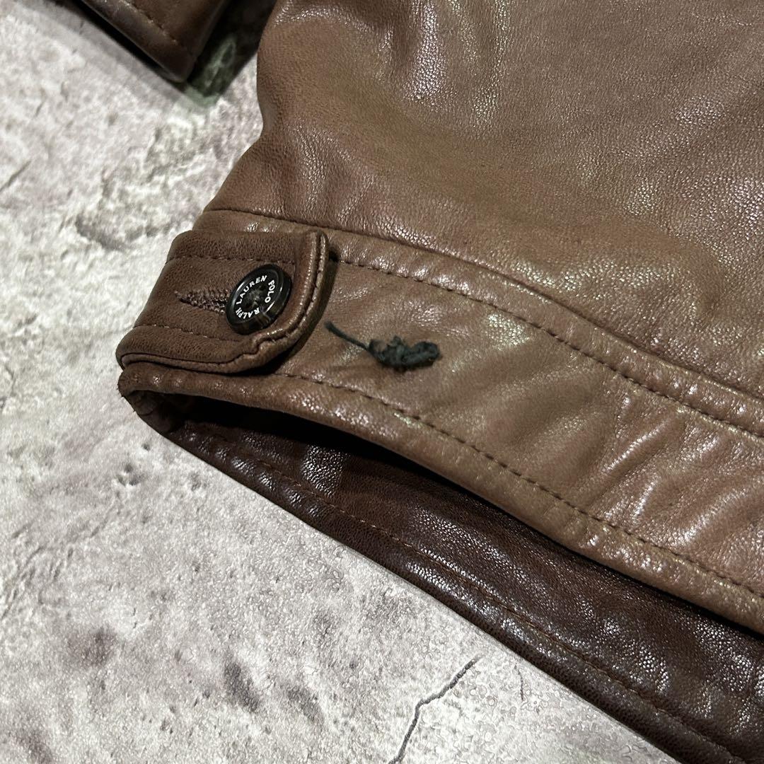 ジャケット・アウター 90s Polo Ralph Lauren Leather Swing Top