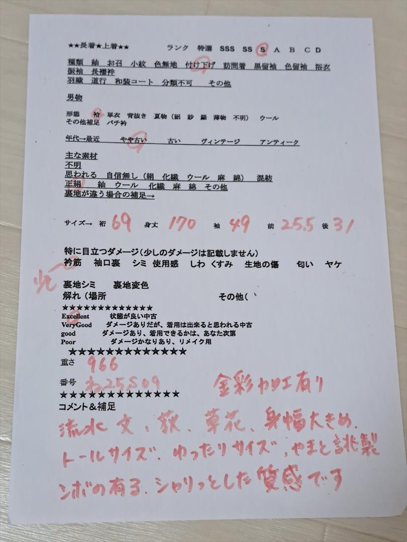 付け下げ 流水