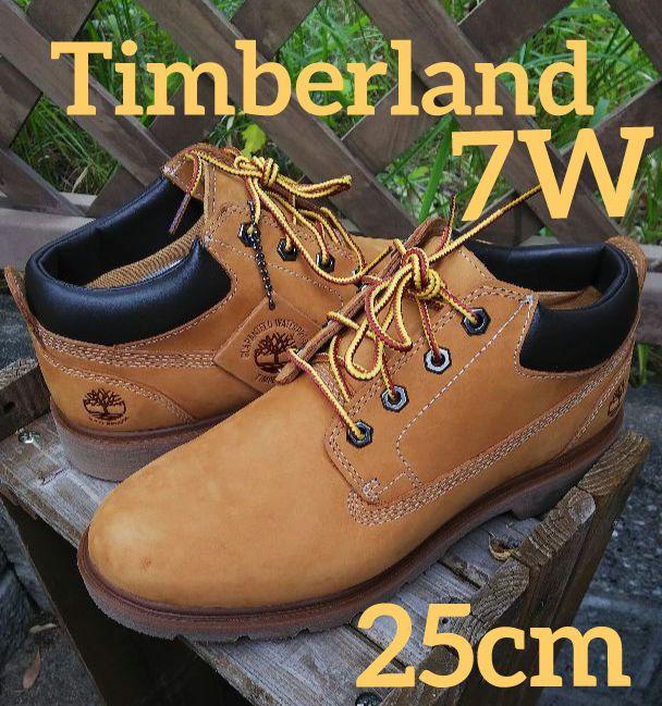 Timberlandウィートチャッカブーツ7W 【最安値で販売中】