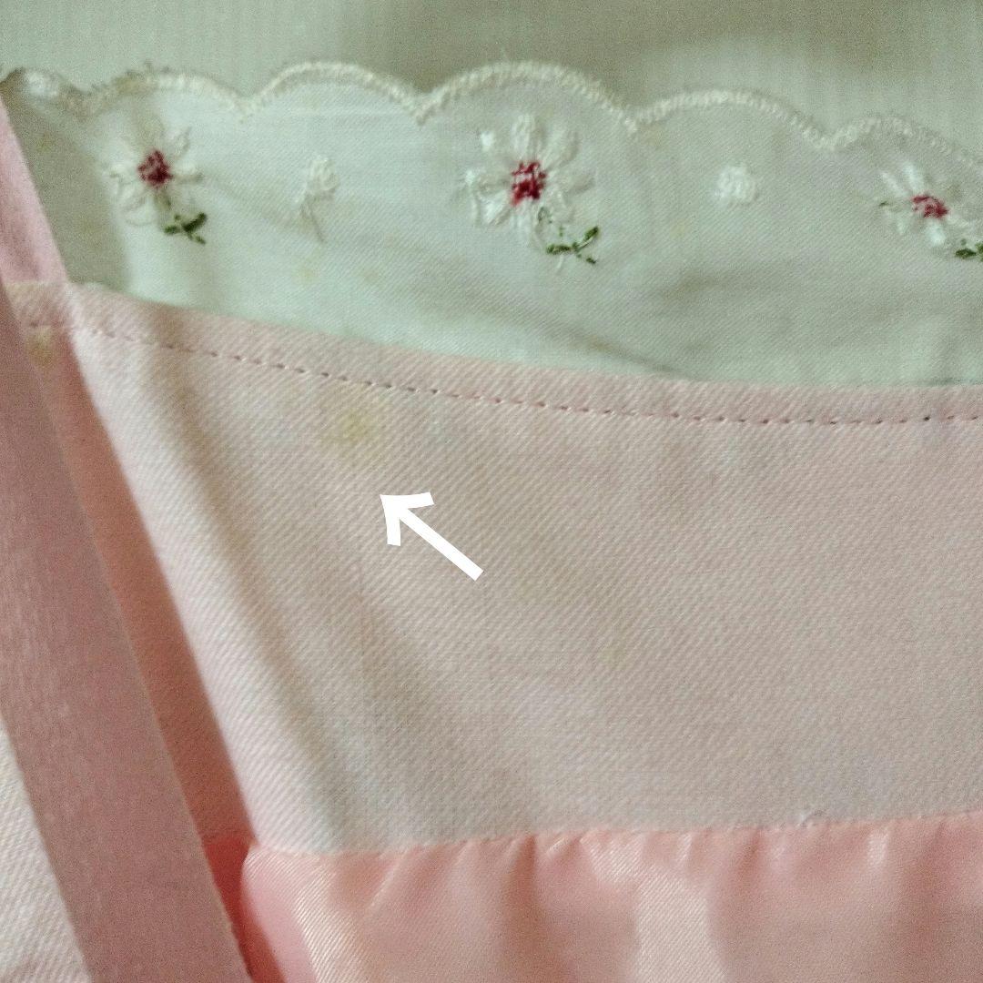 新品未使用 MILK ピンク 花柄 ワンピース 刺繍 肩リボン レディース
