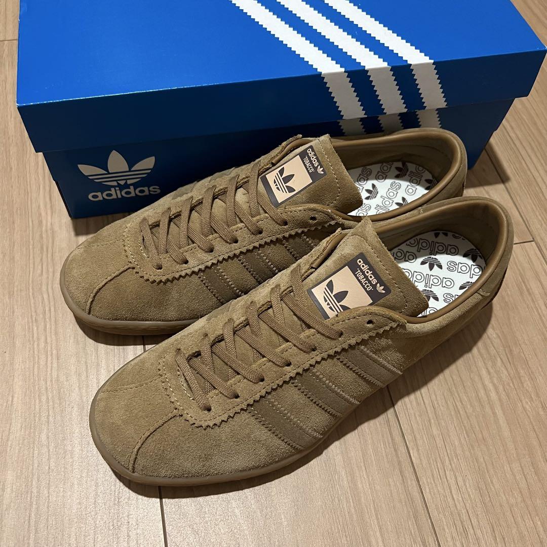 adidas タバコ ベージュ adidas アディダス タバコ ベージュ スエード スニーカー 26cm