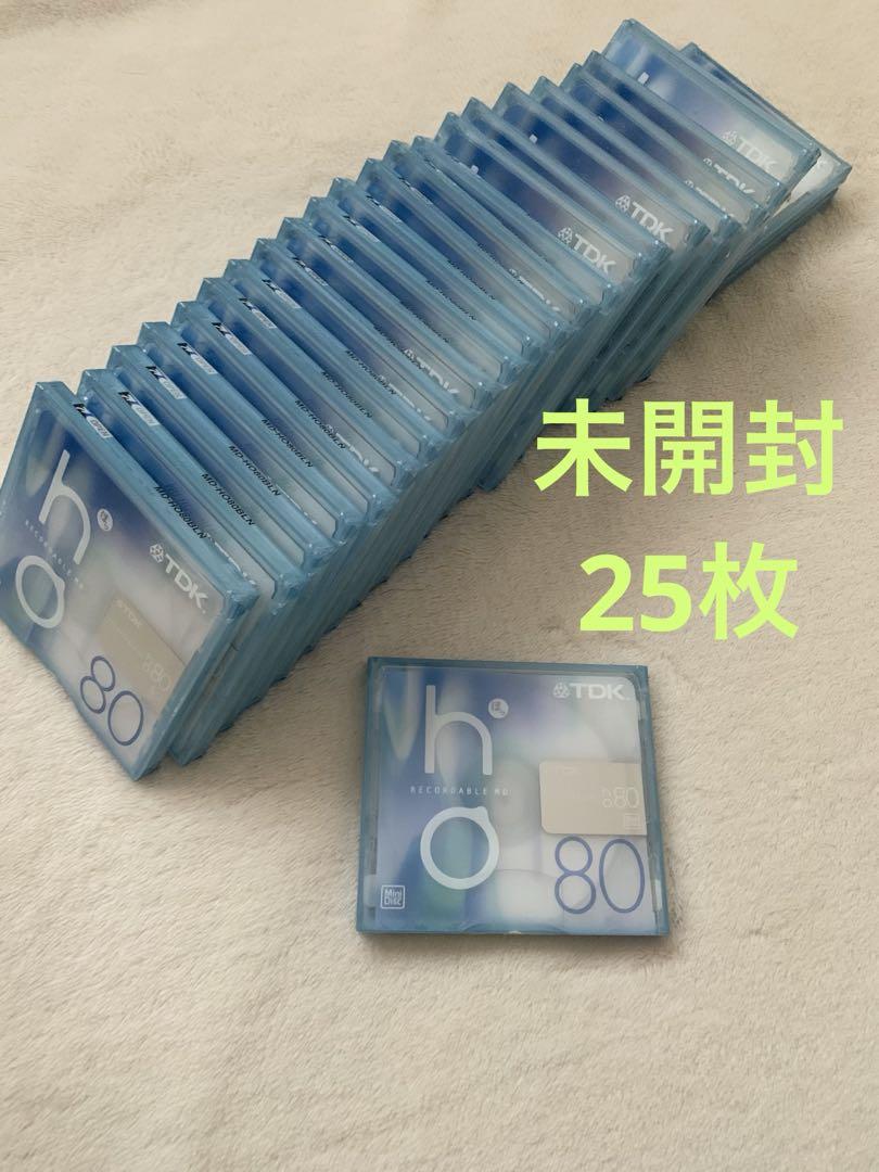 TDK ほっ ho 録音用 ミニディスク 80分 MD 未開封　25枚