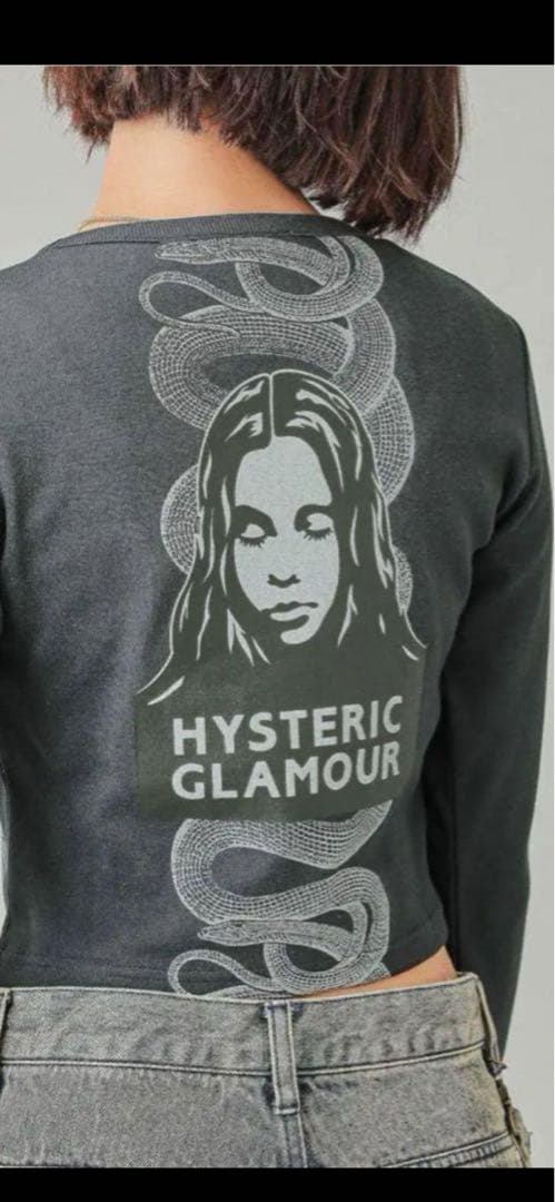 ヒステリックグラマーエックスガールコラボロンTスネークウミヘビM