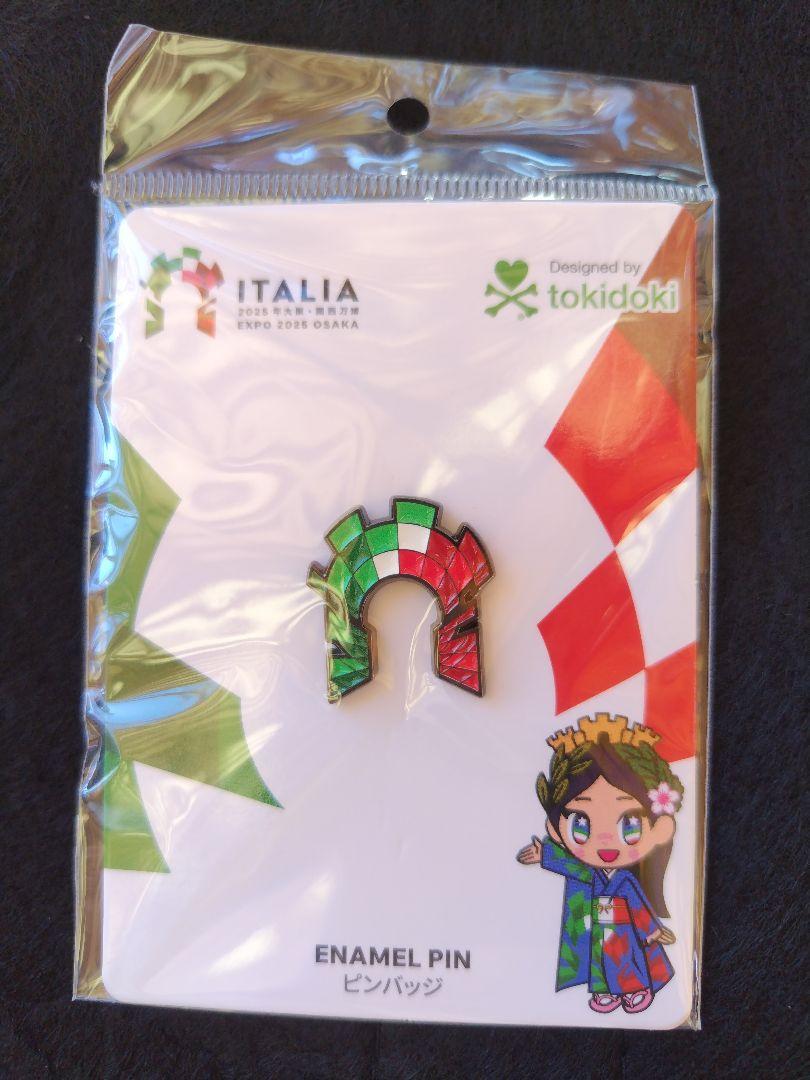 イタリア館 パビリオン ピンバッジ 大阪万博 イタリア館限定 イタリアちゃん