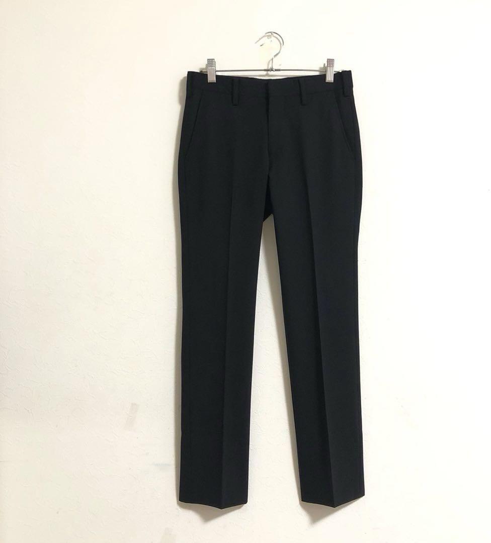 【良品】SOS TE NUTO スラックス　メンズ　黒　センタープレスb828 6,600円