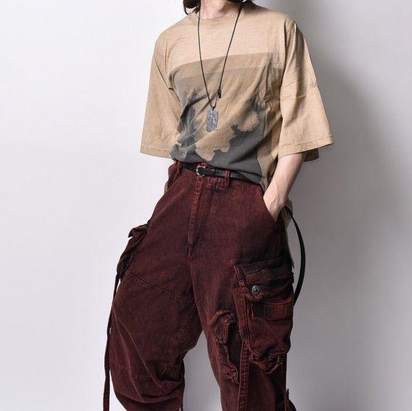 JULIUS ユリウス ロングベルト 24ss ブラック