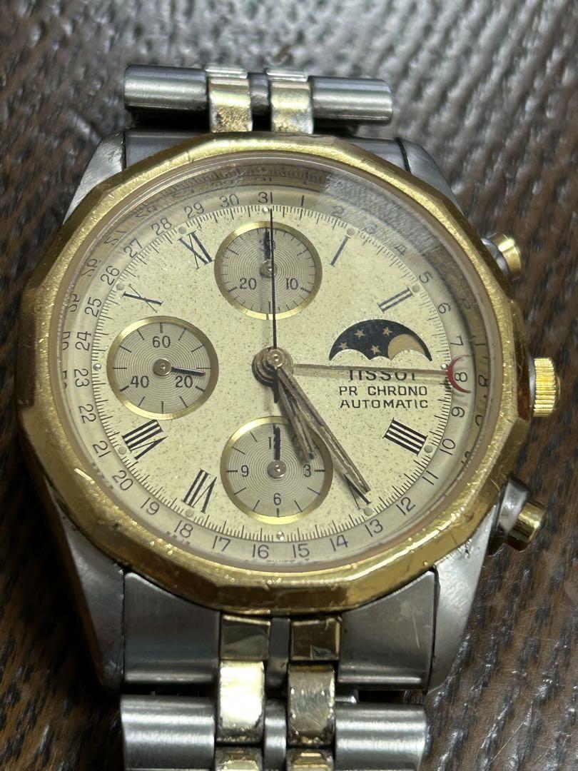 Tissot PR CHRONO ティソ トリカレ ムーンフェイズ 自動巻