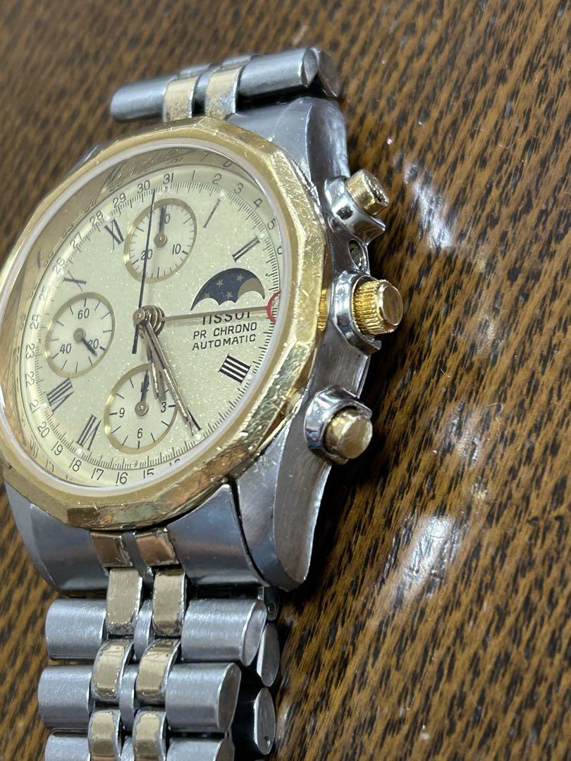 Tissot PR CHRONO ティソ トリカレ ムーンフェイズ 自動巻