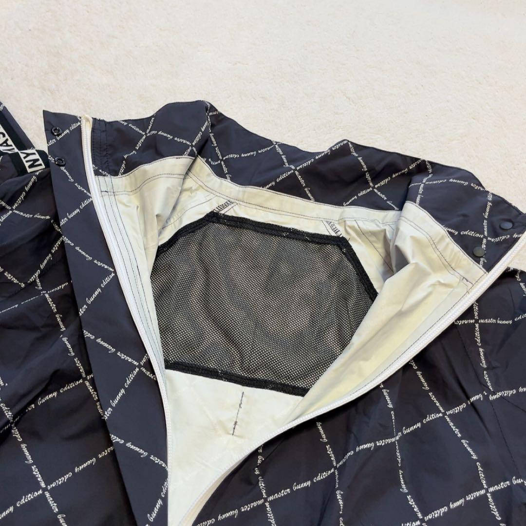 美品 近年 マスターバニー 2way ダイヤロゴプリント柄 レインワンピース 美品 近年 マスターバニー 2way ダイヤロゴプリント柄 レインワンピース