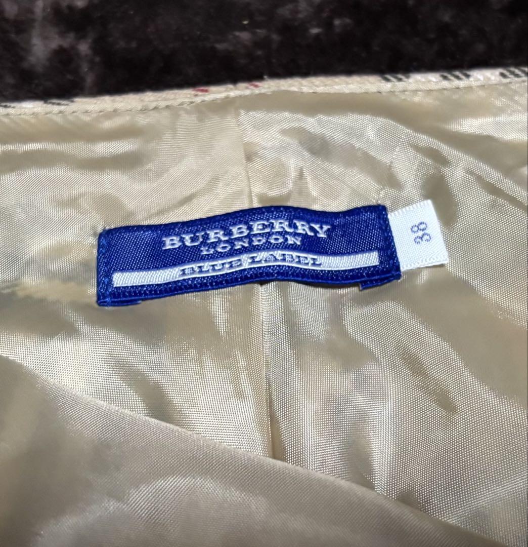 【美品】BURBERRY LONDON バーバリーチェック スカート サイズ38