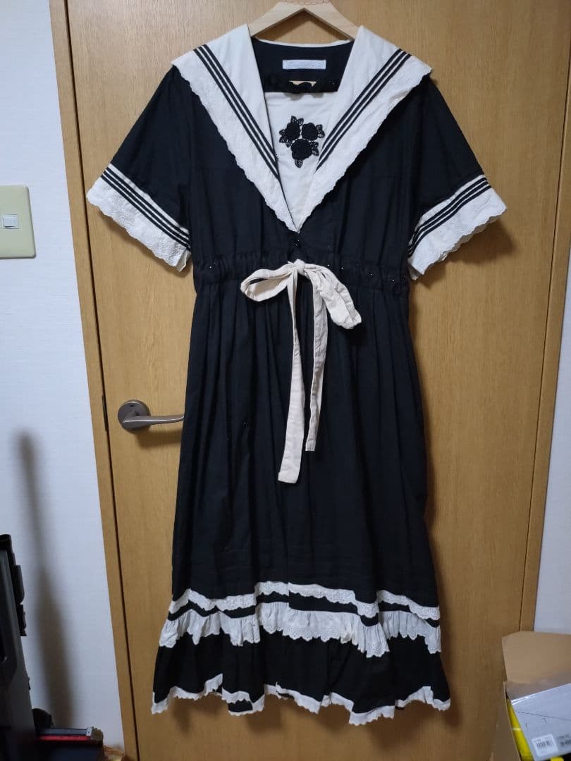 はるかきみへ 黒薔薇セーラーワンピース SIZE metamorphose temps de fille