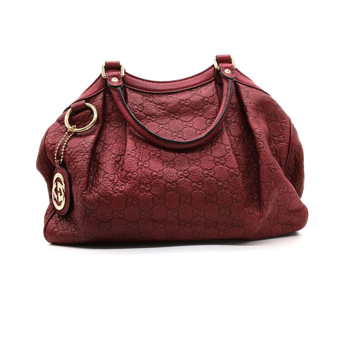 クリスマス特集2025 GUCCI ワインレッド ショルダーバッグ - メルカリ バッグ