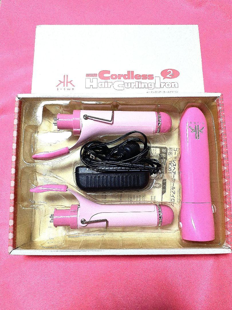 新品　k-two(ケートゥー)　コードレス　ヘアー　カールアイロン　TKJ01 新品 k-two(ケートゥー) コードレス ヘアー カールアイロン