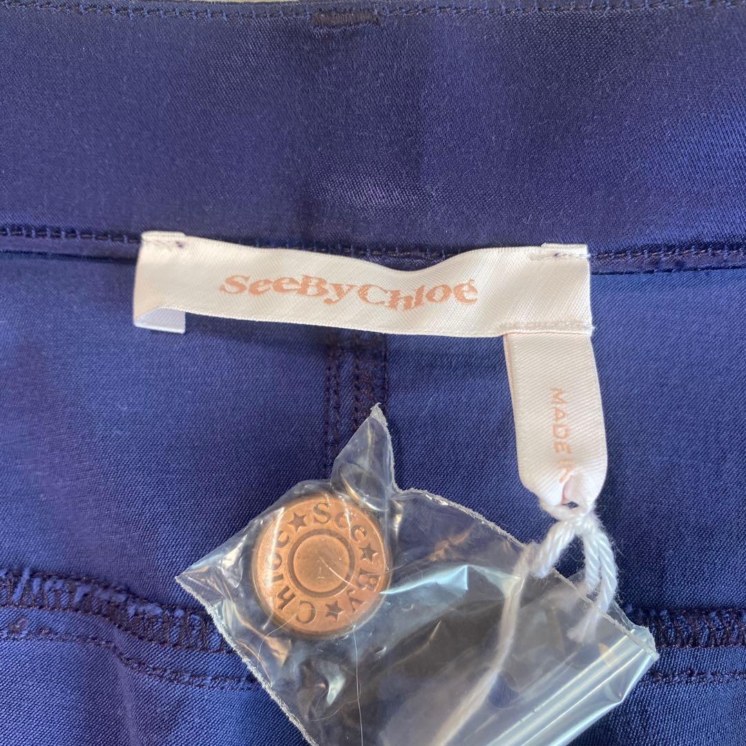 ネイビー カジュアルパンツ