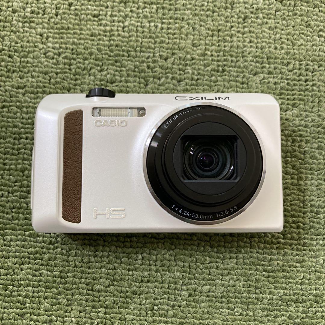 CASIO EXILIM EX-ZR400コンパクトデジタルカメラ ホワイト