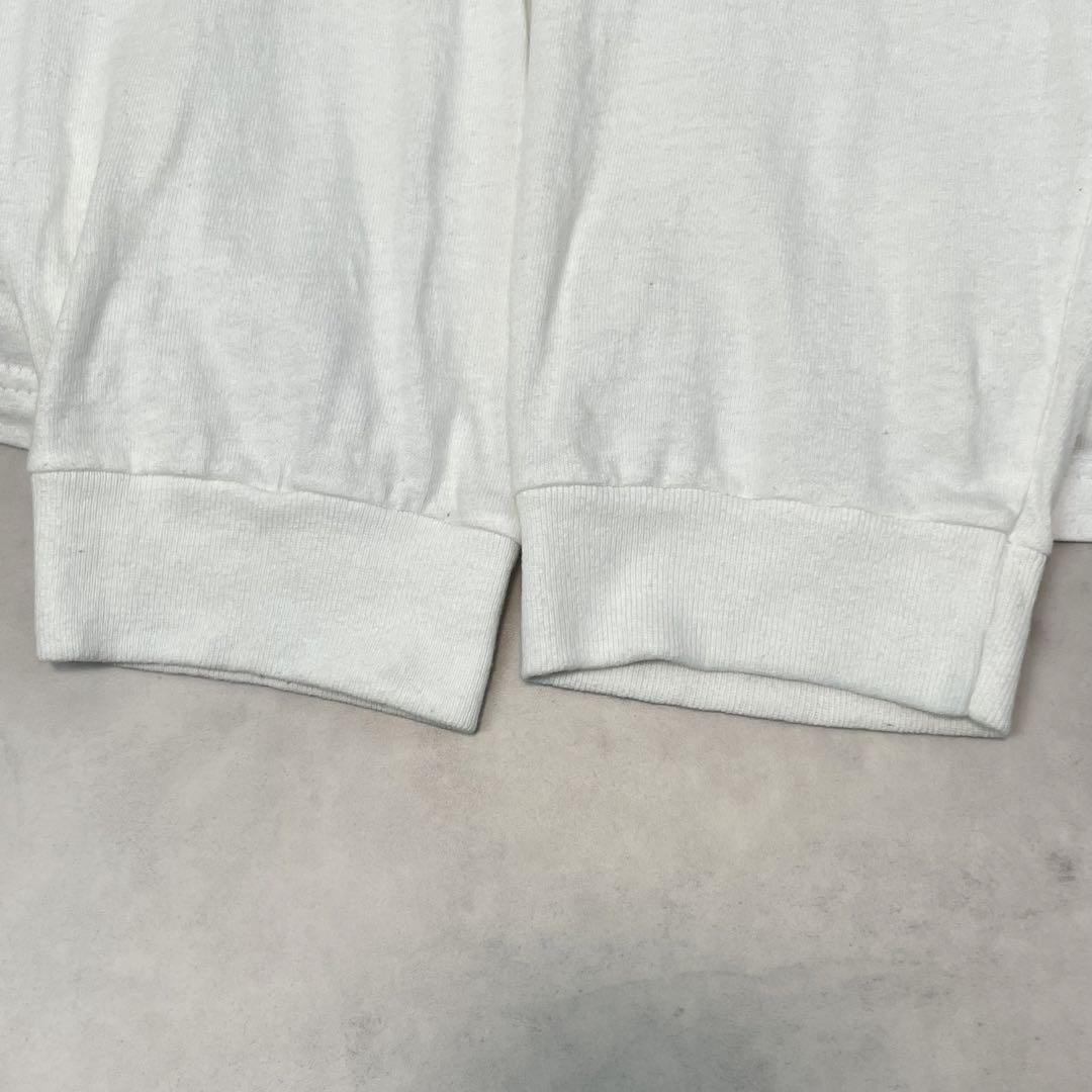 00s OLD STUSSY L/S TEE ストックロゴ ホワイト L