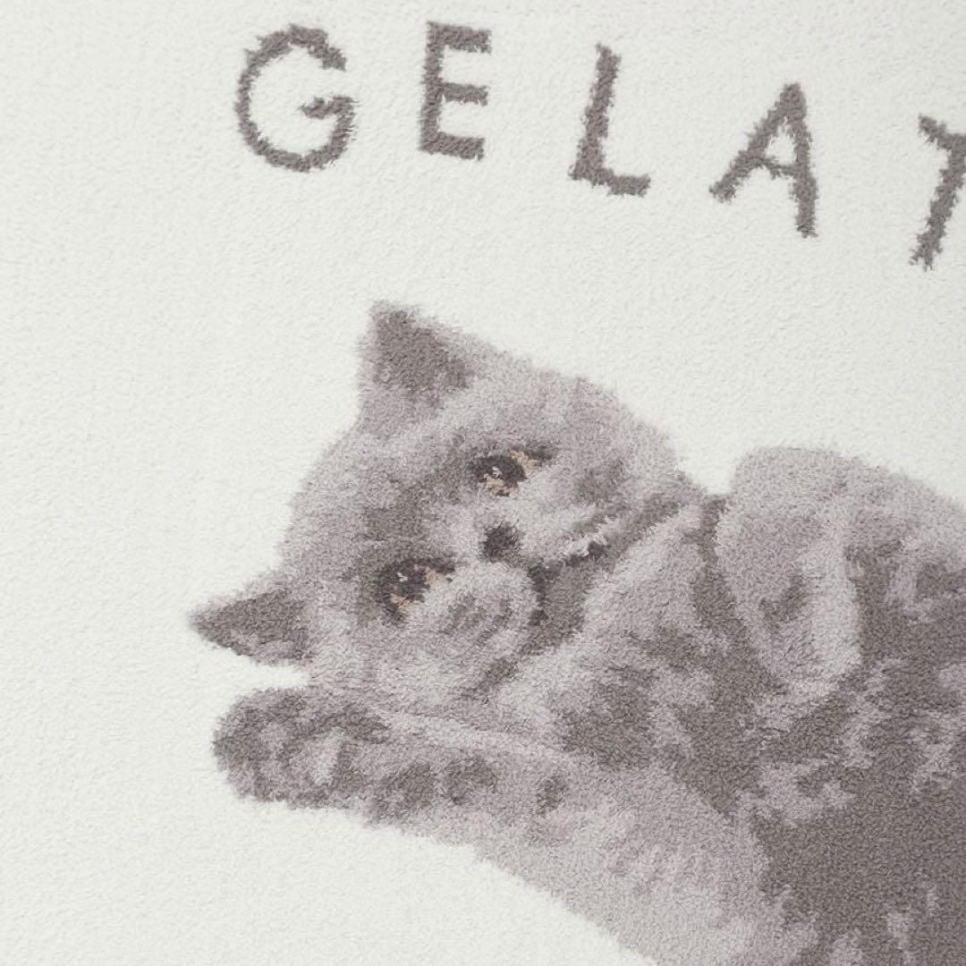 gelato pique CATジャガードブランケット 膝掛け ジェラートピケ MARWIL-DEMENAGEMENTS_CH