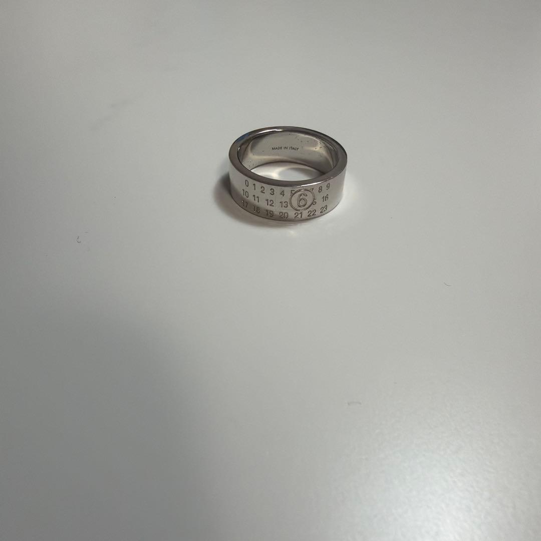 ステンレススチールリング MM6 Maison Margiela