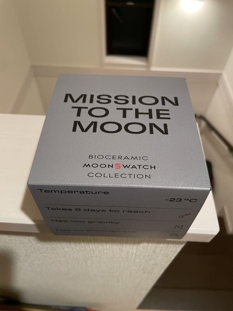 最安値　Omega×Swatch オメガ スオッチ MOON 黒色　新品未使用