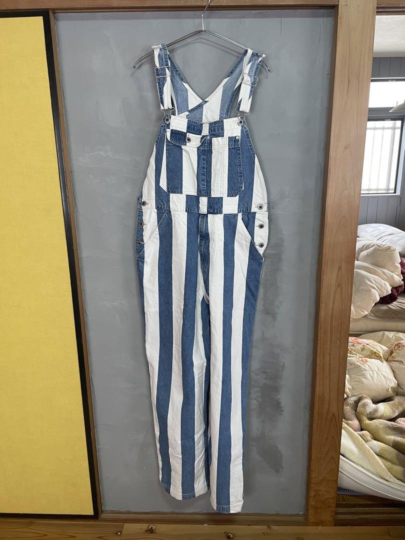 Levis リーバイス silver Tab オーバーオール ストライプ