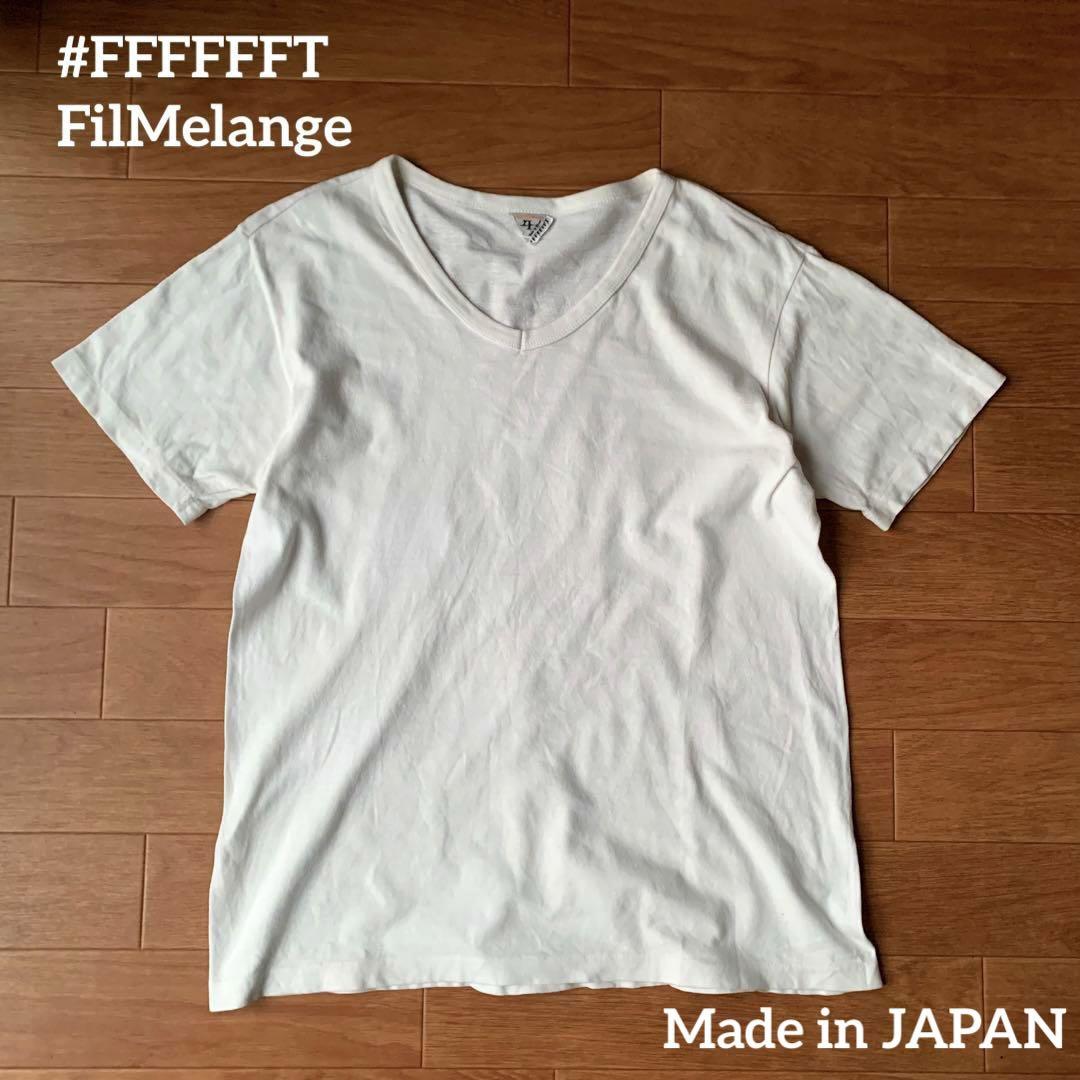 #FFFFFFT FilMelange Vネック Tシャツ ST-DECK 4