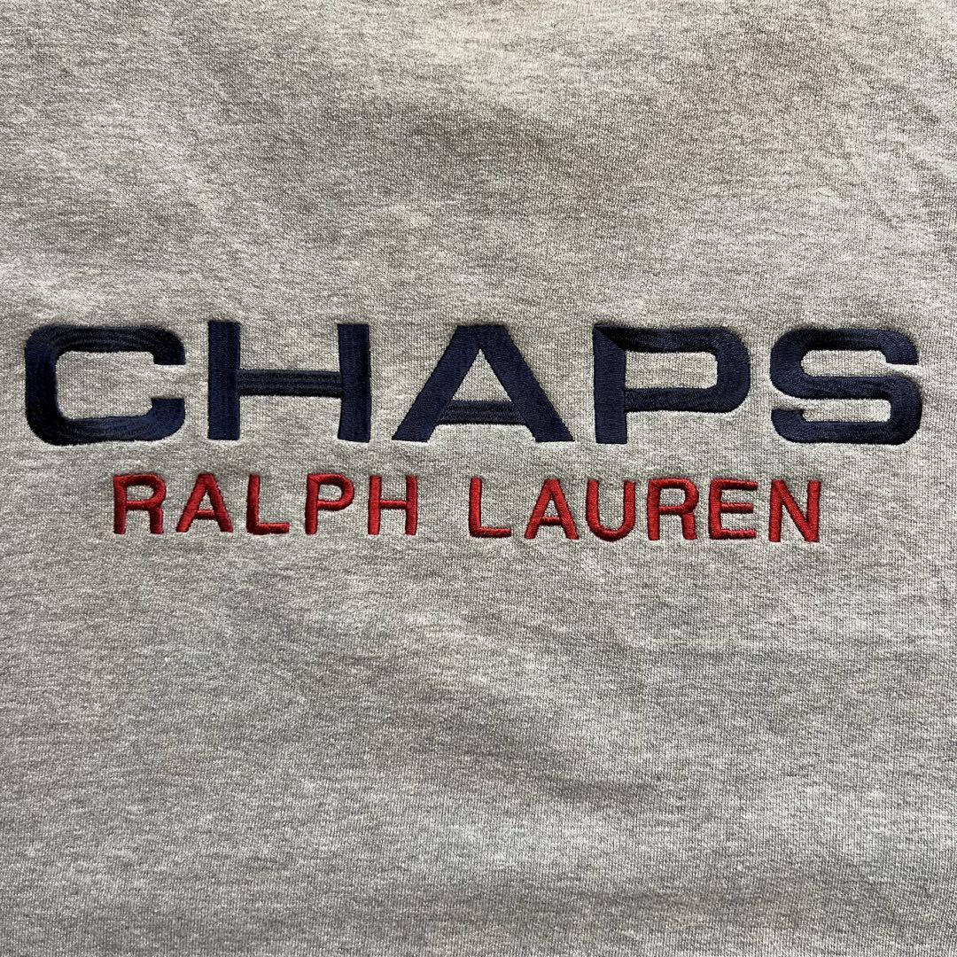 美品！！【CHAPS RALPH LAUREN チャップス】スウェット　刺繍ロゴ