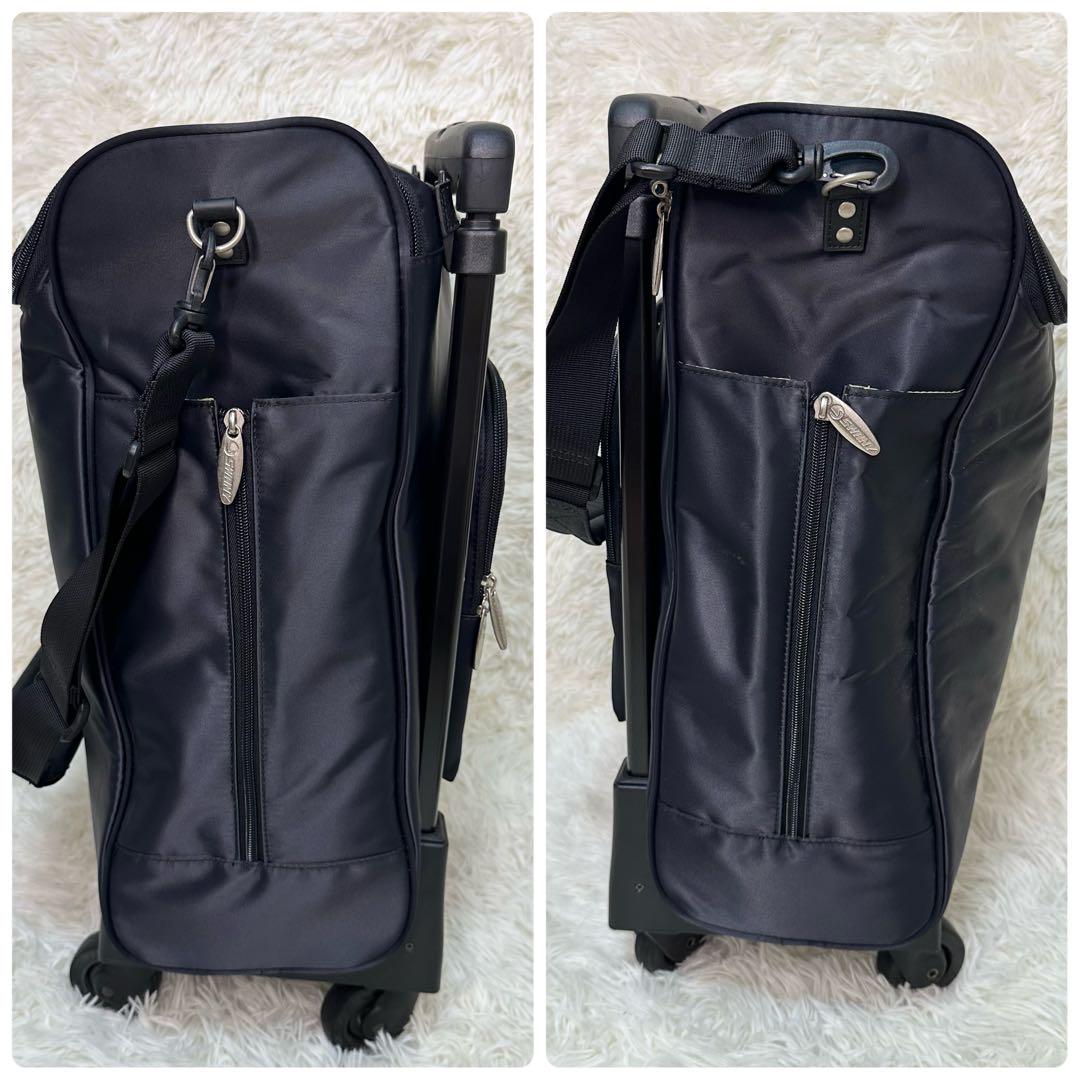 【美品】 スワニー　ウォーキングバッグ　キャリー　椅子付き 2WAY SWANY SWANY（キャリーバック） スワニー キャリー ウォーキング