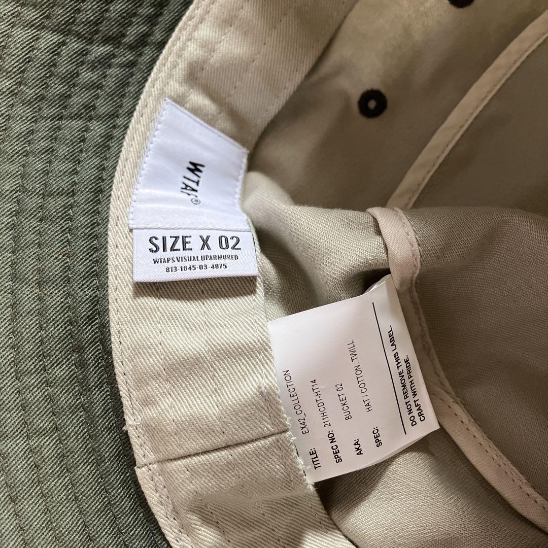 帽子 WTAPS 21ss bucket 02 olive size M