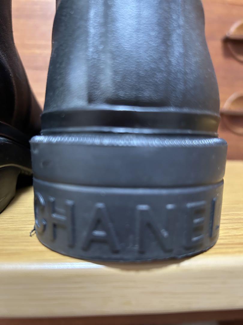 ☆CHANEL シャネル☆ USED レインブーツ　37