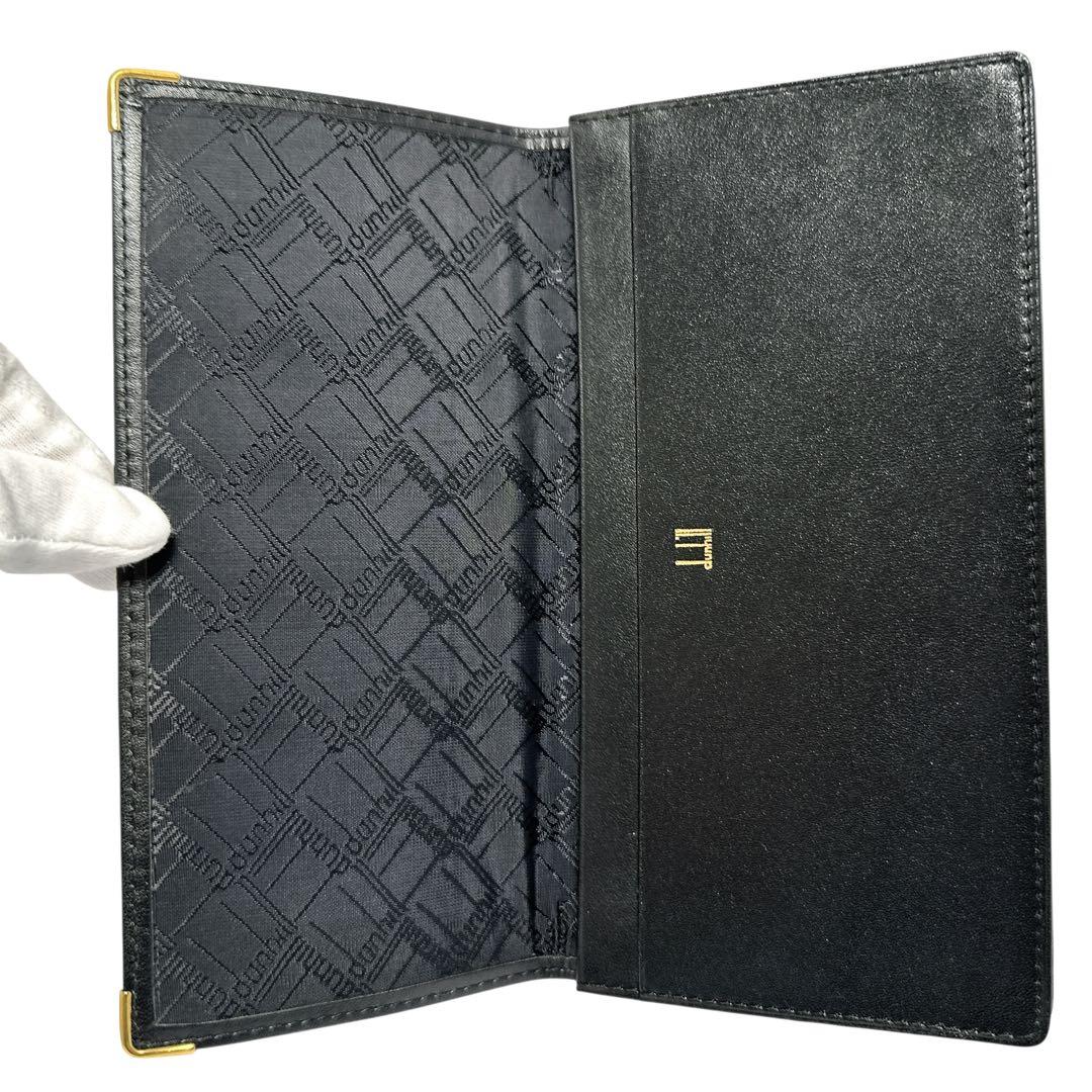 極美品✨ダンヒル 長財布 レザー お札入れ ウォレット ゴールド