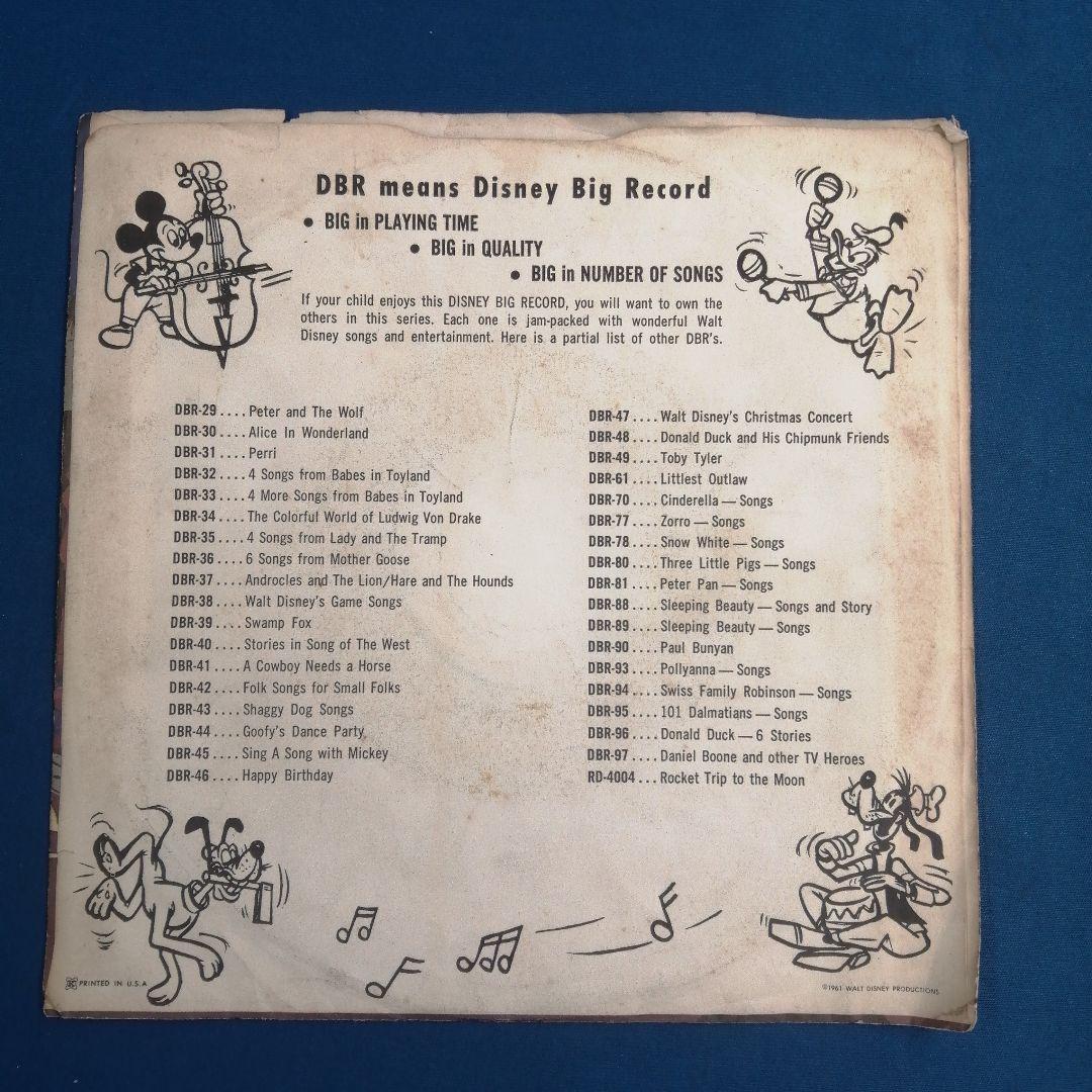 P1☆EP盤 101Dalmatians(101匹わんちゃん)ディズニーレコード 本格派ま