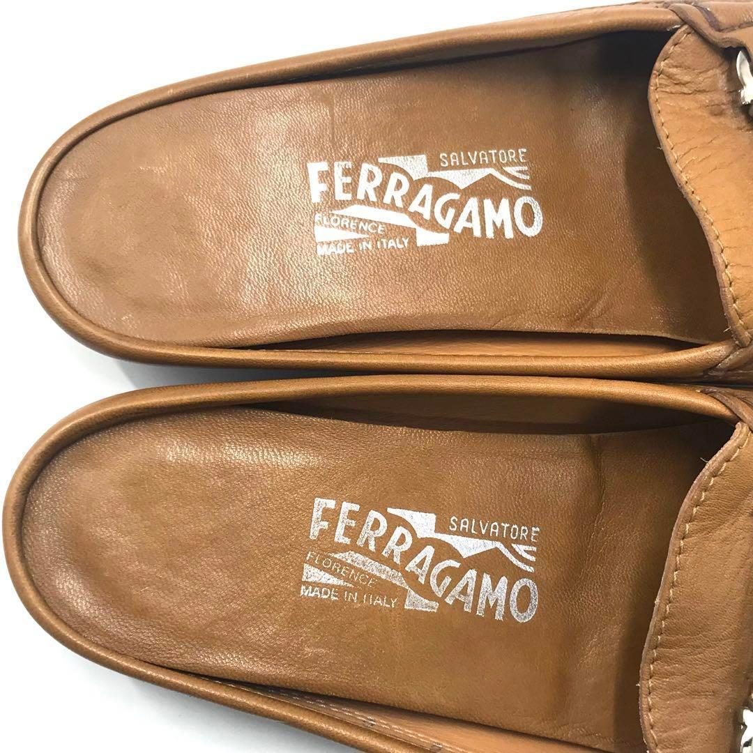 Salvatore Ferragamo フェラガモ スリッパ ガンチーニ 8D - メルカリ