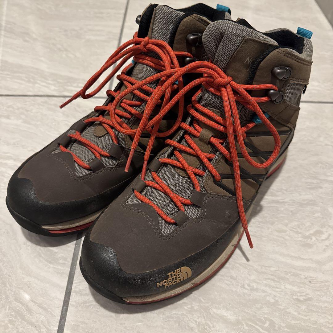 THE NORTH FACE トレッキングブーツ 27cm ブラウン×オレンジ
