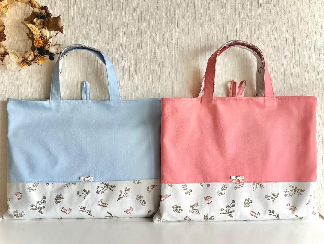 ⭐️handmade⭐️　レッスンバッグ　巾着　上履き入れ　セット