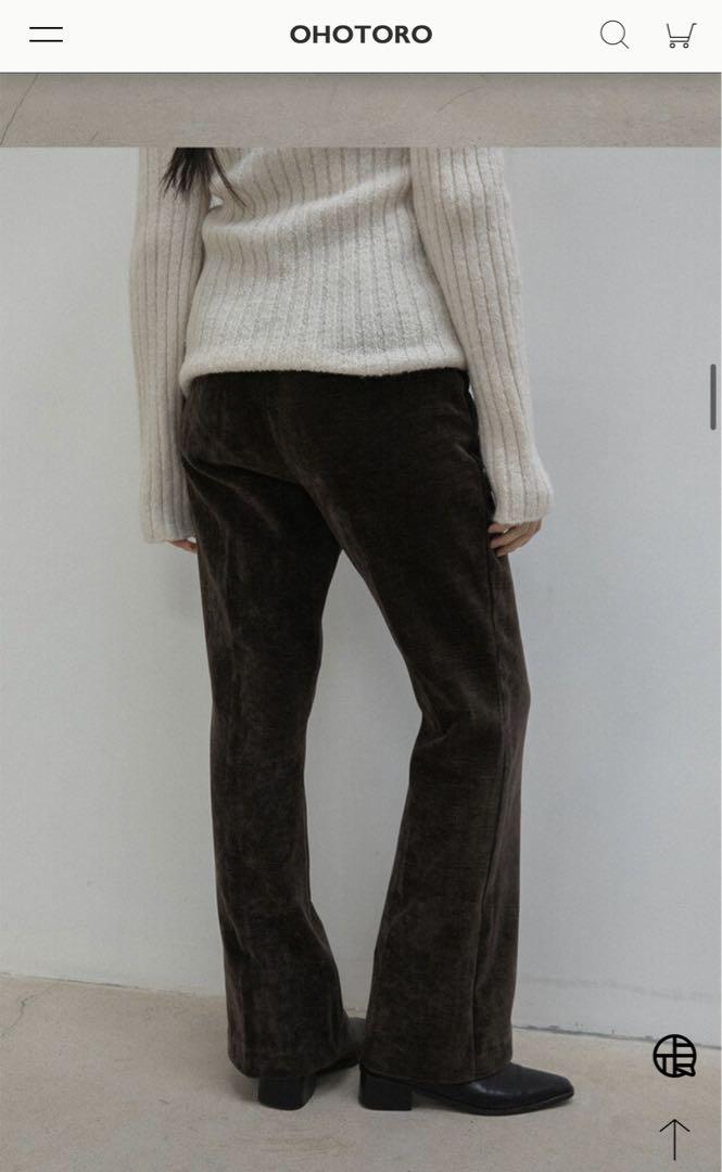 【新品】ohotoro Susan Flared Corduroy Pants OHOTORO Susan Flared Corduroy Pants - メルカリ