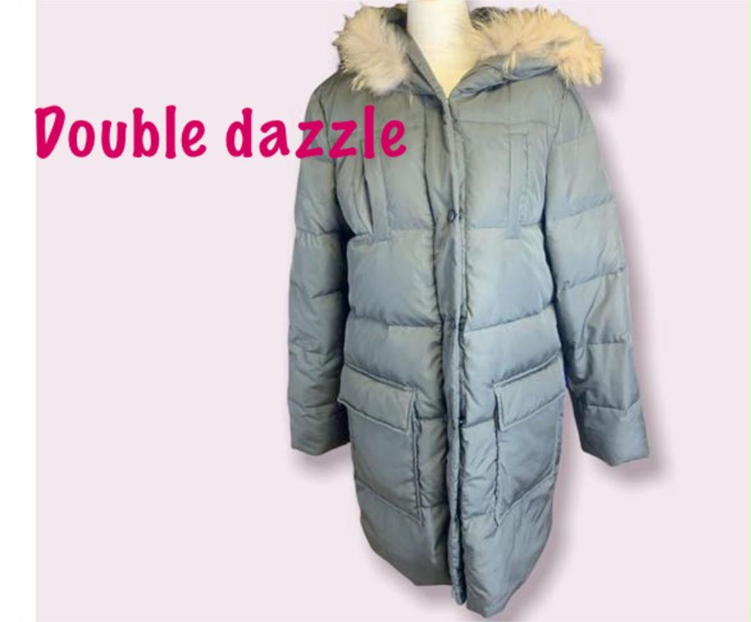 Double dazzleファー付きダウンコート 美品